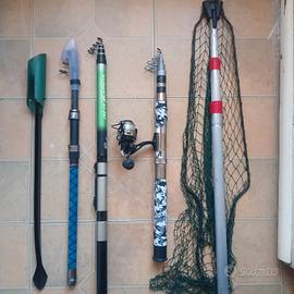3 Canne Mulinello Guadino Reggicanna Da pesca 