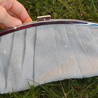 Pochette o borsina tracolla argento