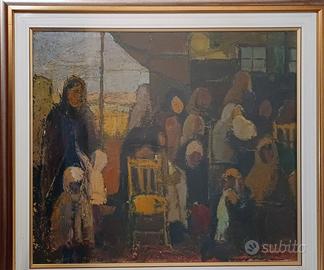 Paolo Canetti olio su tela 50x 60, 1968