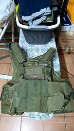 Gilet tattico softaire verde