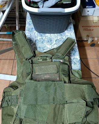 Gilet tattico softaire verde