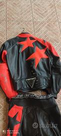 tuta moto Dainese in pelle tg 50