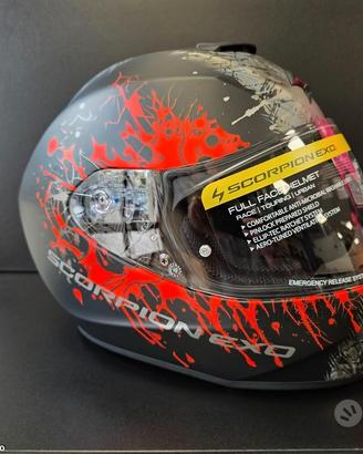 SCORPION Casco Integrale EXO 391 - WOLF - Red