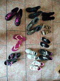 lotto scarpe bimba tg 33 