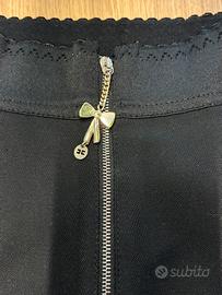 Gonna a Tubino Nero Elisabetta Franchi