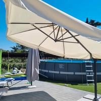 Ombrellone Alluminio Palo Laterale Orientabile 360