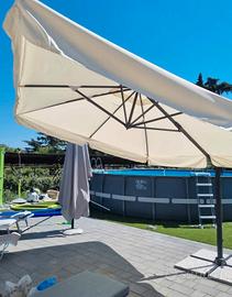 Ombrellone Alluminio Palo Laterale Orientabile 360