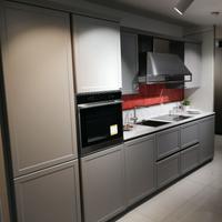 Cucina Snaidero Frame  laccata platino top marmo