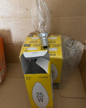 Lampadine incandescenza Zeer - n'5 da 24 w -E14