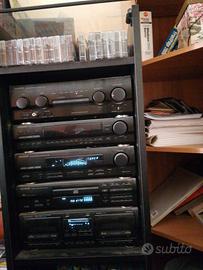 impianto hifi Kenwood del 1992 