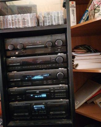 impianto hifi Kenwood del 1992 