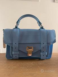 Proenza Schouler PS1 Tiny azzurro mai usata