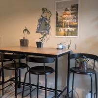 Tavolo alto Tommaryd IKEA + 4 sgabelli Yngvar