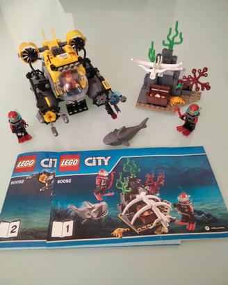 Set lego city 60092 completo con figure e istruzio