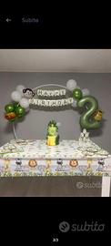 Torta Scenografica Tema Animali e Giungla