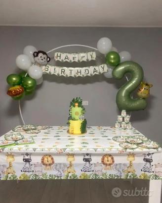 Torta Scenografica Tema Animali e Giungla