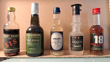 mignonette liquori d'epoca 5 pz, anche singoli

