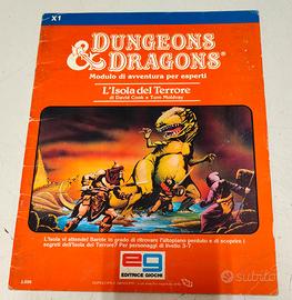 L'sola del terrore X1 modulo avventura D&D