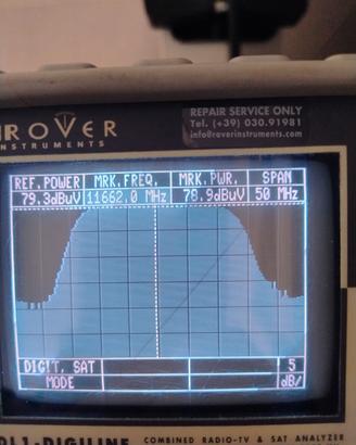 Analizzatore di spettro come nuovo.