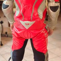 Tuta Dainese rossa come nuova