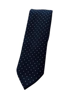 Cravatta Blu Navy in misto Seta