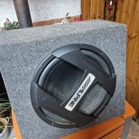 Subwoofer Auto Alpine 800w con Amplificatore 