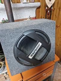 Subwoofer Auto Alpine 800w con Amplificatore 
