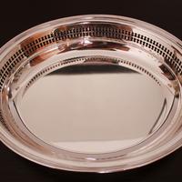 Centrotavola Ovale Traforato in argento 800