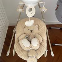 Sdraietta automatica con luci, suoni e giostrina