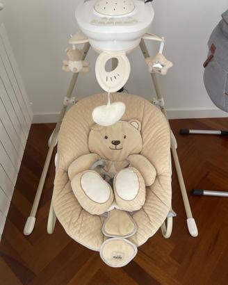 Sdraietta automatica con luci, suoni e giostrina