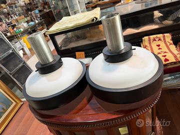 Coppia Lampadari Space Age anni '70