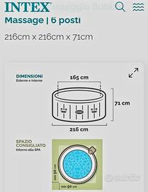 SPA Idromassaggio Intex 6 posti 28428EX