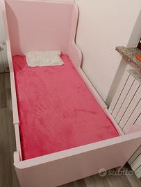 Letto armadio cassettiera bambina