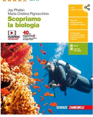 Scopriamo la biologia. isbn 9788808420756