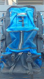 zaino trekking 90 lt. North Face blu e nero