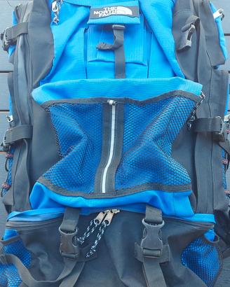 zaino trekking 90 lt. North Face blu e nero