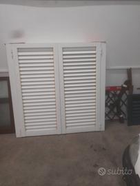 PERSIANA 2 ANTE IN ALLUMINIO BIANCA 