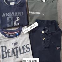 Maglie, T shirt, Polo FIRMATE bambino tg. 4-5 anni