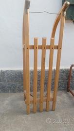 slitta davos super in legno d'epoca vintage 