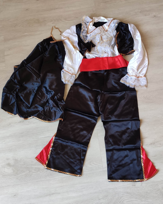 Vestito carnevale da Zorro età 5/7 anni