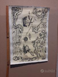 carta antica su pergamena 