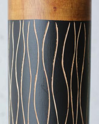 Vaso thailandese in legno di mango