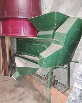 Diraspatrice fima motore più 2 mastelli