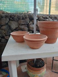 vasi terracotta e plastica vari formati