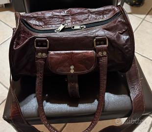 Borsa artigianale in pelle