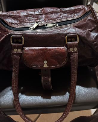Borsa artigianale in pelle
