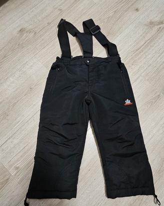 pantaloni salopette sci