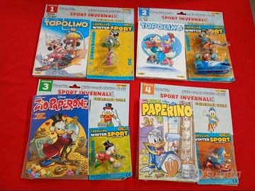 Topolino sport invernali serie completa Panini