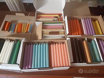 350 candele colorate e più .....