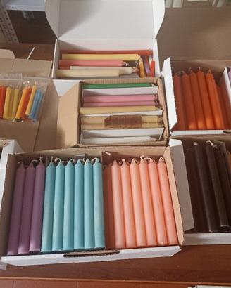350 candele colorate e più .....